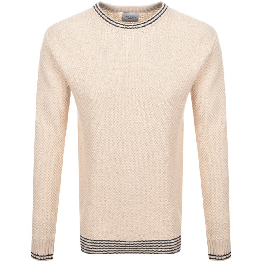Alternative Image for ProductLes Deux Franklin Pineapple Knit Jumper Cream1
